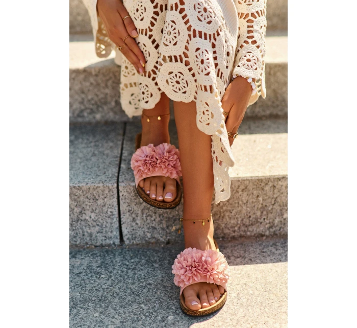 Nazouváky Na Korkové Podrážce Růžové model 21554725 - EVENTO