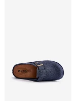 Mužské pantofle  tmavě modré model 21677422 - Inblu