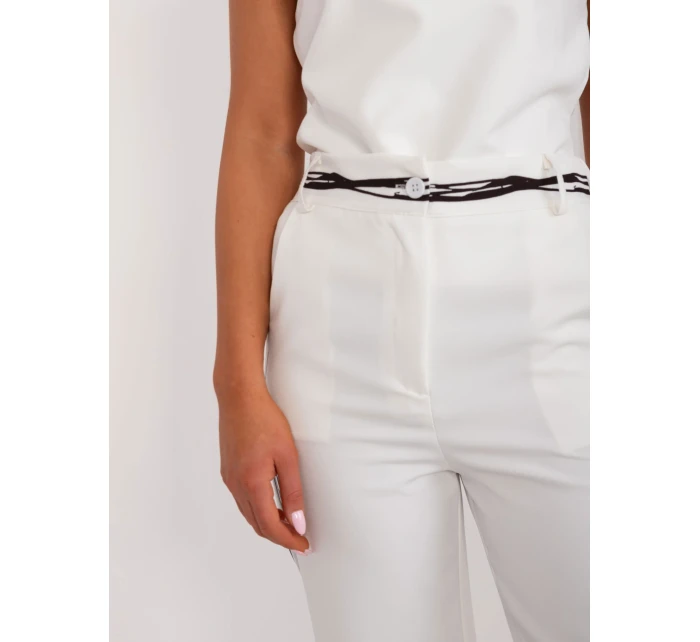 Spodnie DHJ SP model 20113124 ecru - FPrice