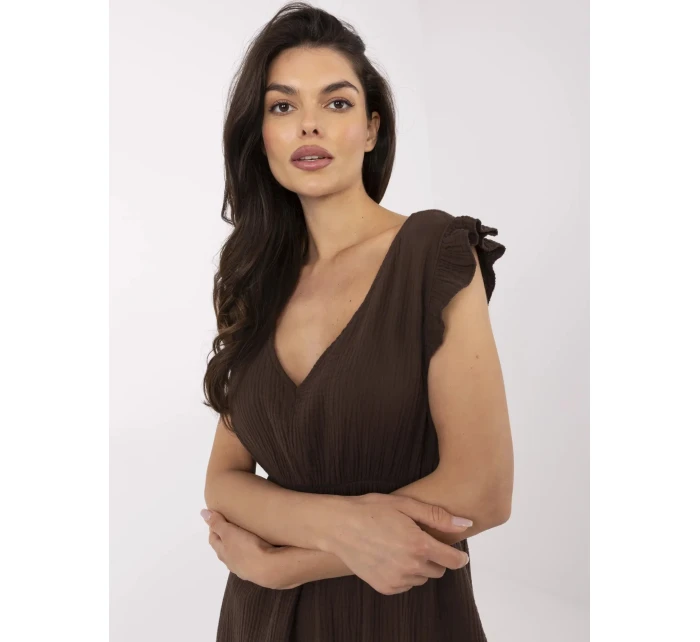 Sukienka MI SK model 21133024 brązowy - FPrice