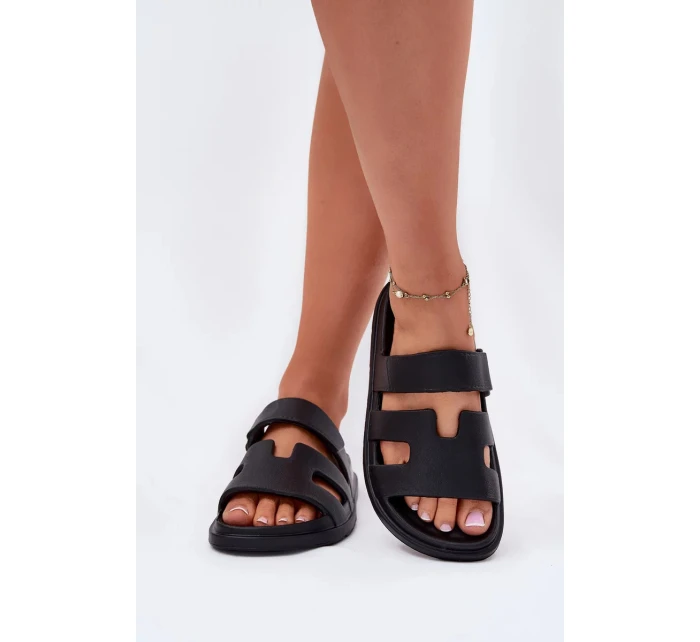 Dámské pěnové pantofle – černé