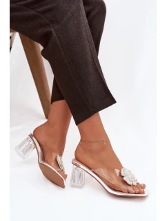 Klapky na podpatku model 225136 Step in style