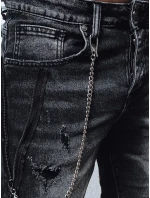 Pánské džínové šortky černé Dstreet model 21964746 - FashionStreet