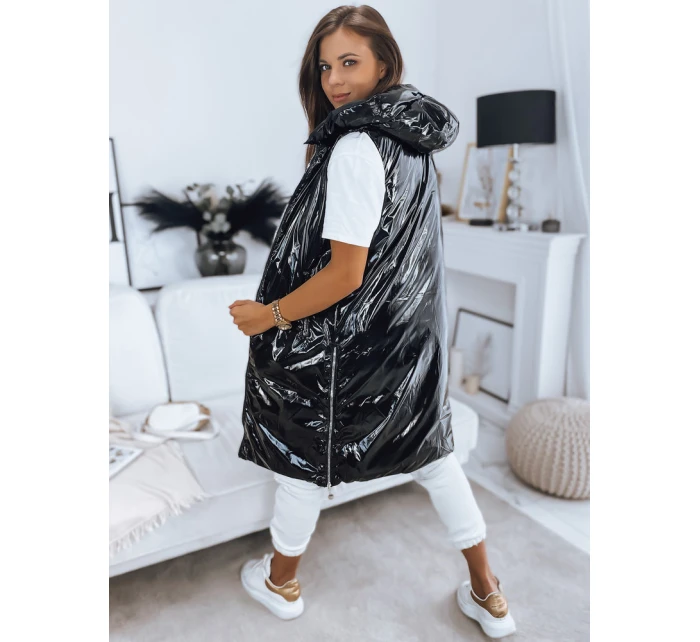 Dámská prošívaná oboustranná vesta MARIET černá FashionStreet TY3157