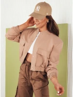 béžová dámská bunda typu bomber by Dstreet model 21975254 - FashionStreet