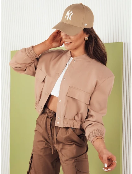 béžová dámská bunda typu bomber by Dstreet model 21975254 - FashionStreet