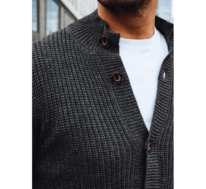 Pánský tmavě šedý svetr Dstreet model 21994134 - FashionStreet