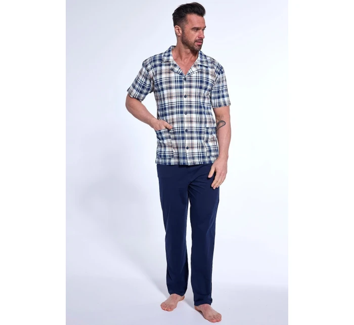 Pyžamo Cornette 318/54 cr/r 3XL-5XL pánské rozepínací Pyžamo Cornette 318/54 cr/r 3XL-5XL pánské rozepínací