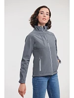 Russell Athletic 410F Dámská 3-vrstvá Bionic softshellová bunda 10.410F iron grey Russell Athletic 410F Dámská 3-vrstvá Bionic softshellová bunda 10.410F iron grey