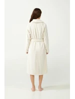 Vamp - Béžový fleecový župan 21363 - Vamp Vamp - Béžový fleecový župan 21363 - Vamp