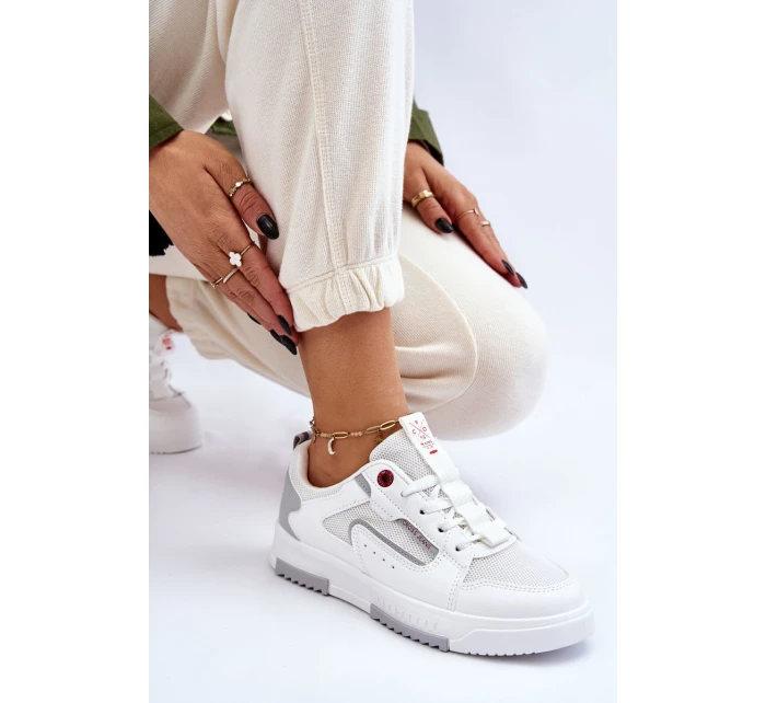 Dámské Cross Jeans Nízké tenisky LL2R4011C bílá