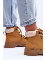 Dámské kožené trapery Hnědé Jette Dámské kožené trapery Hnědé Jette