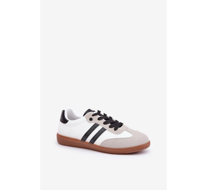 Nízké Tenisky Dámské Bílá-Černá Loredis