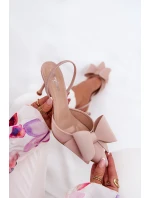 Lodičky S  A Mašlí Béžové model 21687230 - Boto