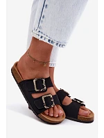 Dámské Pantolety Černé S Remínky Lee Cooper LCW-26-35-4450L