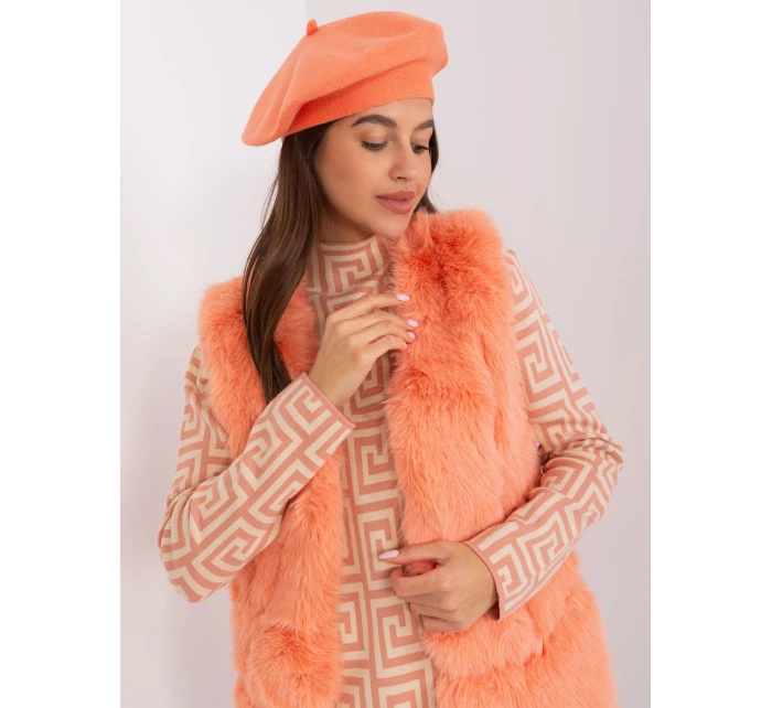 Czapka AT CZ model 18969944 brzoskwiniowy - FPrice Czapka AT CZ model 18969944 brzoskwiniowy - FPrice