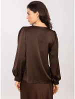 Bluzka MI BZ model 21795561 ciemny brązowy - FPrice Bluzka MI BZ model 21795561 ciemny brązowy - FPrice