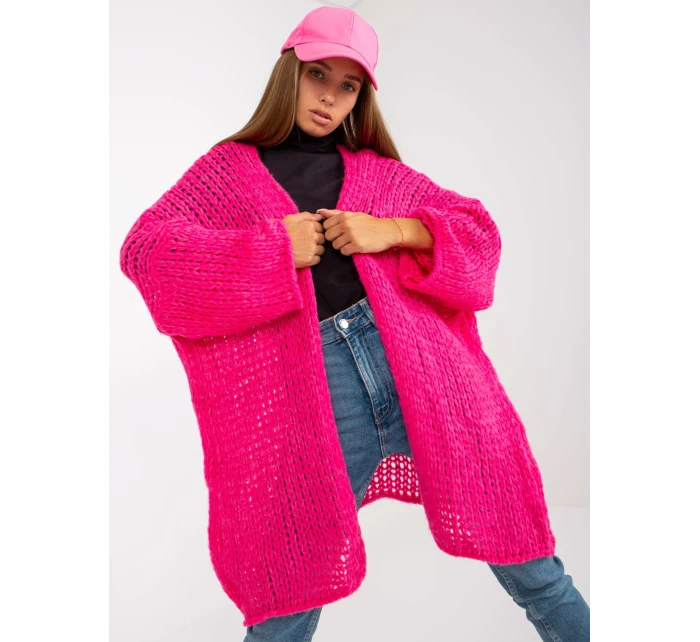 Dámský svetr TW SW BI M2202 fluo růžový