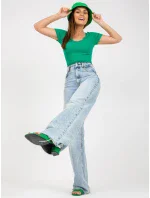 Dámská halenka TW BZ BL 006.29X zelená - Och Bella Dámská halenka TW BZ BL 006.29X zelená - Och Bella