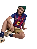 Dětské tričko Nike FC Barcelona 2025/26 Match Home, tmavě modré a vínové, HJ5216 456