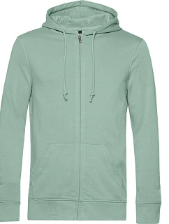 B&C Inspire Zipped Pánská mikina s kapucí sage model 22483757
