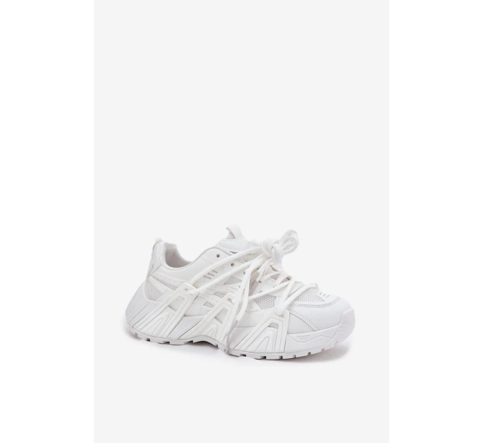 Dámské Tenisky S Dvojitou Šňůrkou Bílé Onivetta