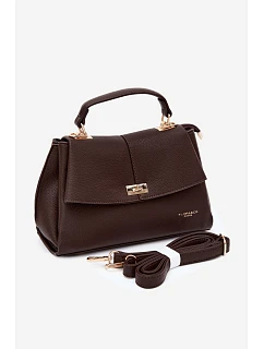 Dámská kabelka z imitace kůže čokoládová model 22221043 - Flora&Co