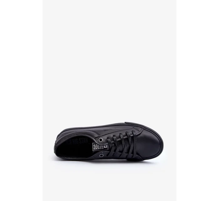 Pánské eko kožené tenisky Black Big Star