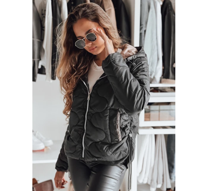 FashionStreet dámská černá bunda TY4240