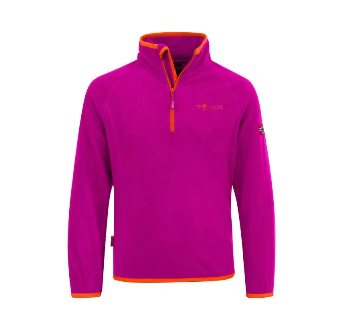 Trollkids Dětská mikina Nordland Half Zip Jr 707-200