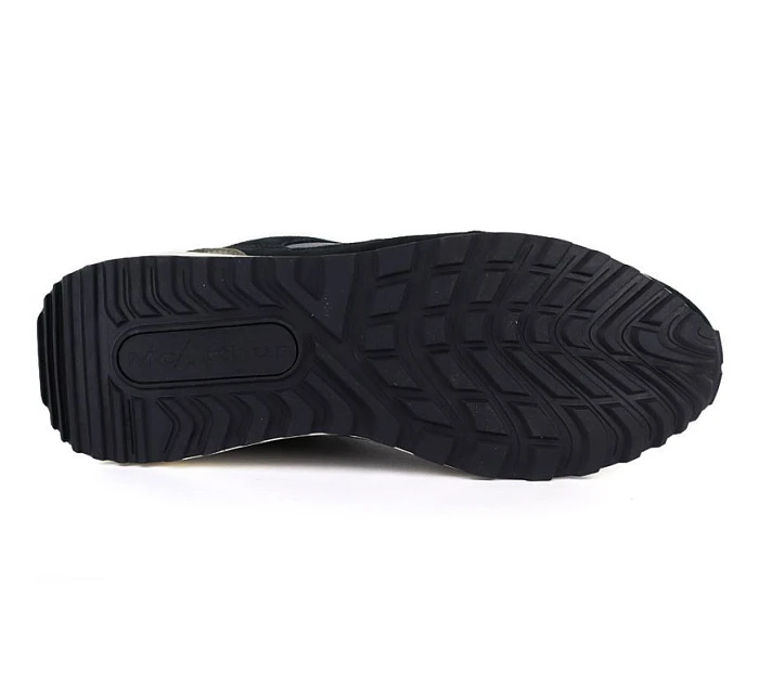 Pánské kožené sportovní polobotky černé Mcrthur MA254