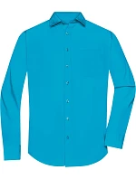 Daiber JN 678 Popelínová košile s dlouhým rukávem 02.0678 turquoise Daiber JN 678 Popelínová košile s dlouhým rukávem 02.0678 turquoise
