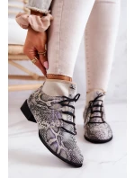 Dámské kozačky Suede  Béžové model 21577113 - Maciejka