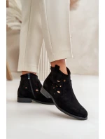 Dámské Botky S Na Zip Černé model 21668174 - S.Barski