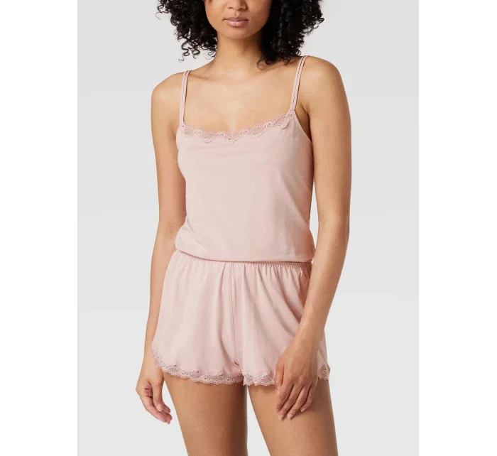 Dámské pyžamo - QS6820E TQO - starorůžová - Calvin Klein