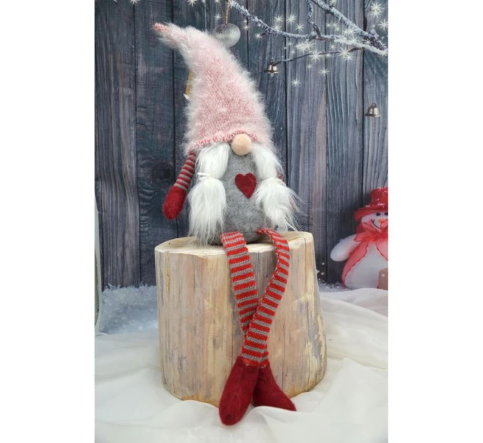 DÁMA TRPASLÍK S HUŇATÝM KLOBOUKEM 45+36CM