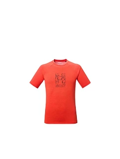Pánské tričko MILLET Cimaï Natural Ts Ss M červené