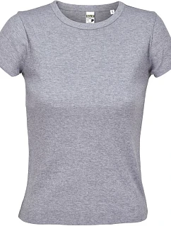 SOL'S Sara Dámské žebrované tričko model 22464277 light grey melange