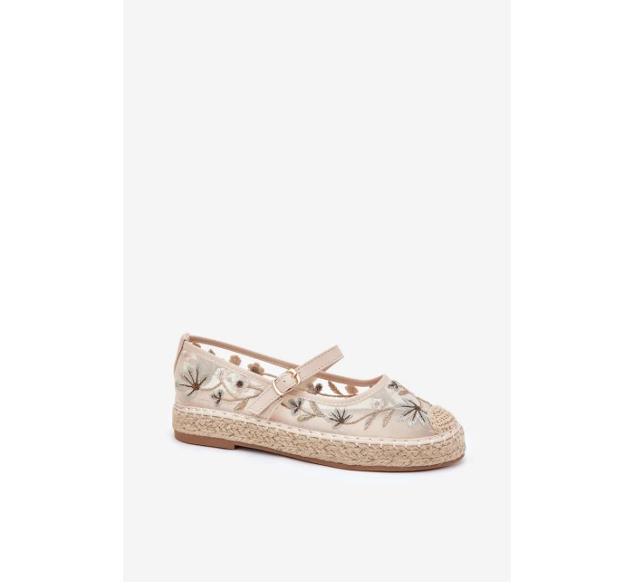 espadrilky s na platformě béžové model 21700053 - Boto espadrilky s na platformě béžové model 21700053 - Boto