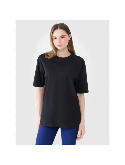 Dámské hladké tričko oversize 4F 4FRSS25TTSHF2694-20S Dámské hladké tričko oversize 4F 4FRSS25TTSHF2694-20S