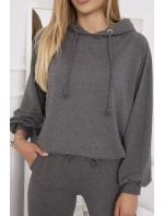 Sada mikin s kapucí v grafitové barvě Sada mikin s kapucí v grafitové barvě