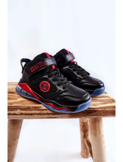Dětské zateplené sportovní boty Big Star model 21594992 Černá - Big Star Shoes Dětské zateplené sportovní boty Big Star model 21594992 Černá - Big Star Shoes