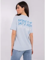 Tričko D12022M02842A světle modré Tričko D12022M02842A světle modré