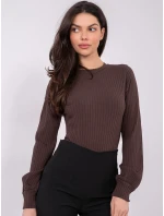 Bluzka RV BZ model 21818971 ciemny brązowy - FPrice