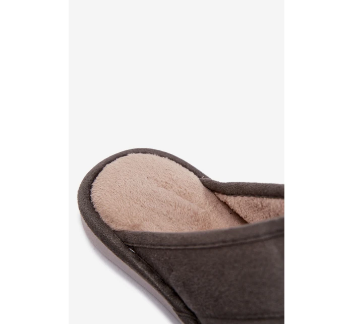 Pánské nazouváky Selomir – tmavě šedé