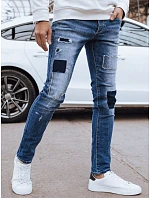 Pánské modré džínové kalhoty UX4297 modré - FashionStreet