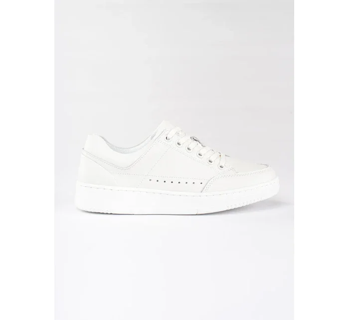 Módní tenisky bílé dámské platforma Módní tenisky bílé dámské platforma