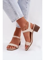 Sandály na podpatku  model 225112 Step in style