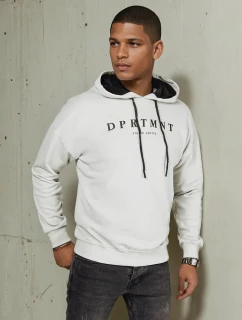 Pánská šedá mikina s potiskem FashionStreet BX5679