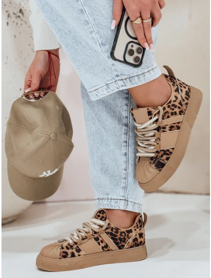 Dámské sportovní tenisky SNEAKI s leopardím potiskem FashionStreet ZY0821 Dámské sportovní tenisky SNEAKI s leopardím potiskem FashionStreet ZY0821